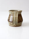 vintage studio pottery mug