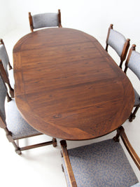 vintage Jacobean Revival style set of 6