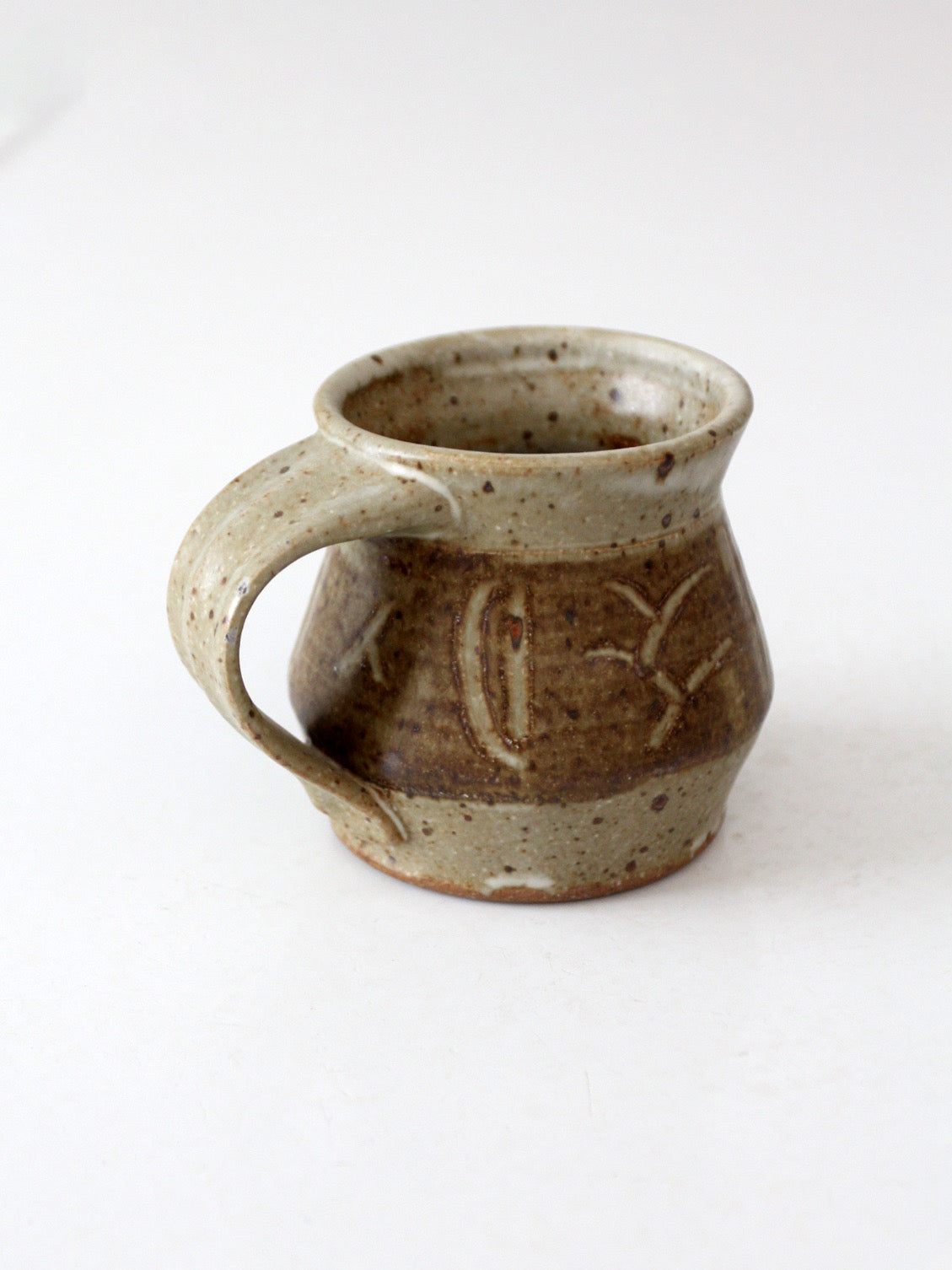 vintage studio pottery mug