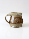 vintage studio pottery mug