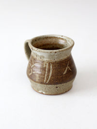 vintage studio pottery mug