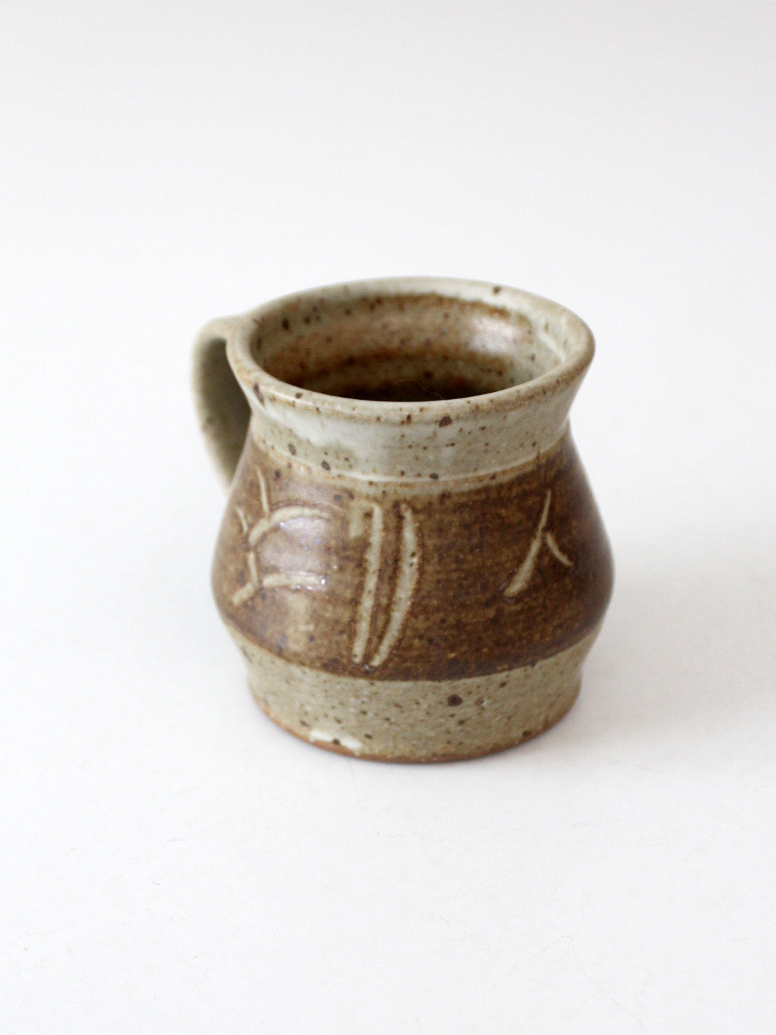 vintage studio pottery mug