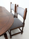 vintage Jacobean Revival style set of 6