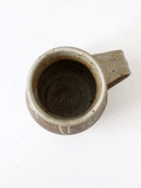 vintage studio pottery mug
