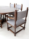 vintage Jacobean Revival style set of 6