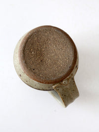 vintage studio pottery mug