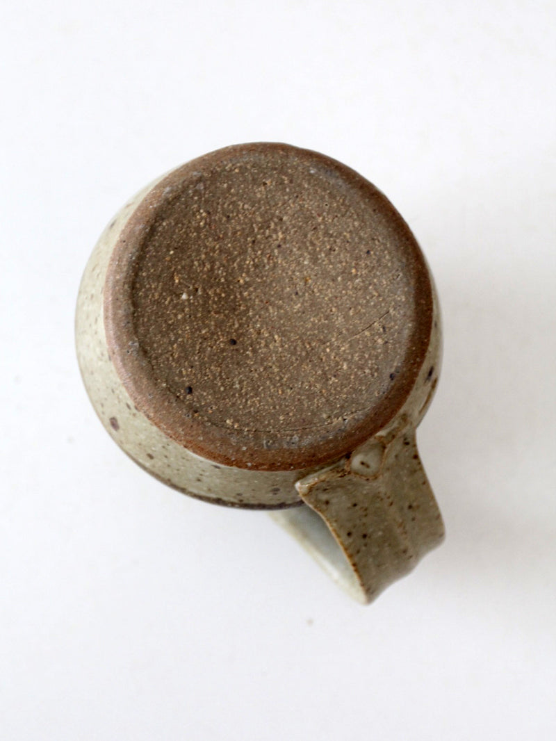 vintage studio pottery mug