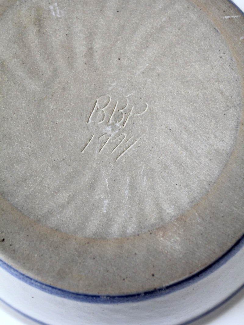 vintage Beaumont Brothers pottery bowl