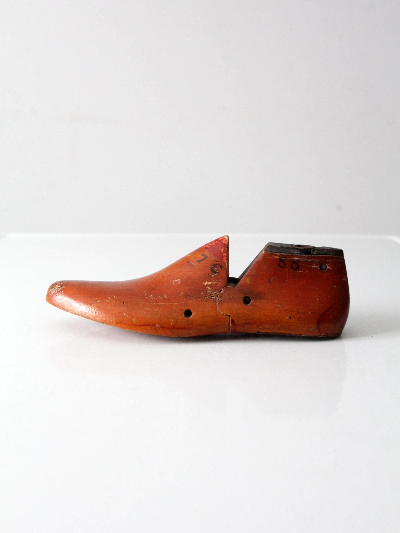 early 20th century wooden cobbler's last