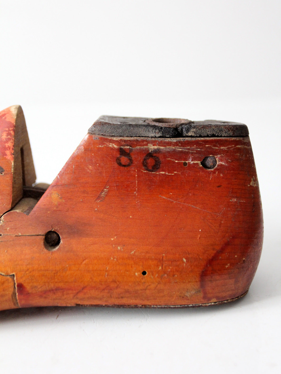 early 20th century wooden cobbler's last