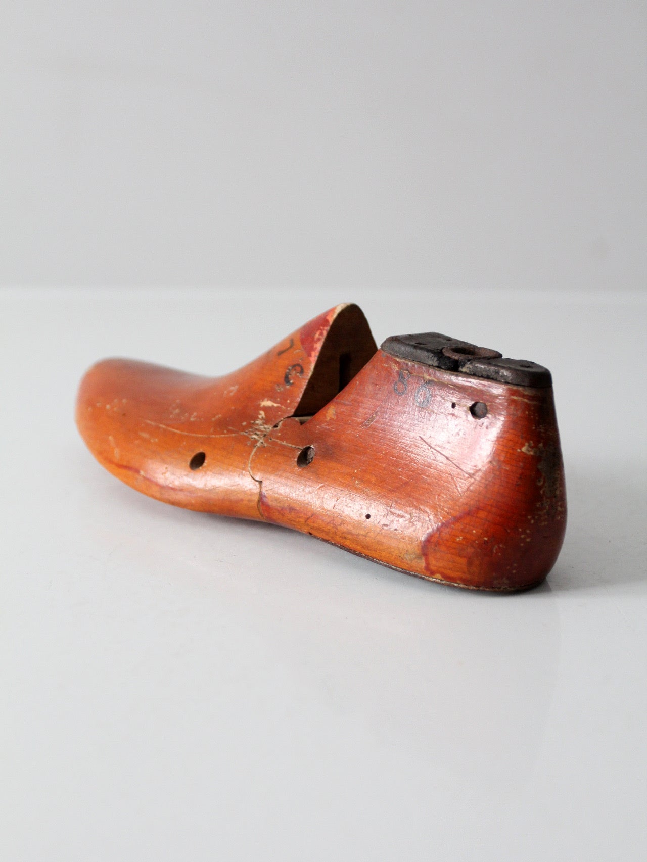 early 20th century wooden cobbler's last