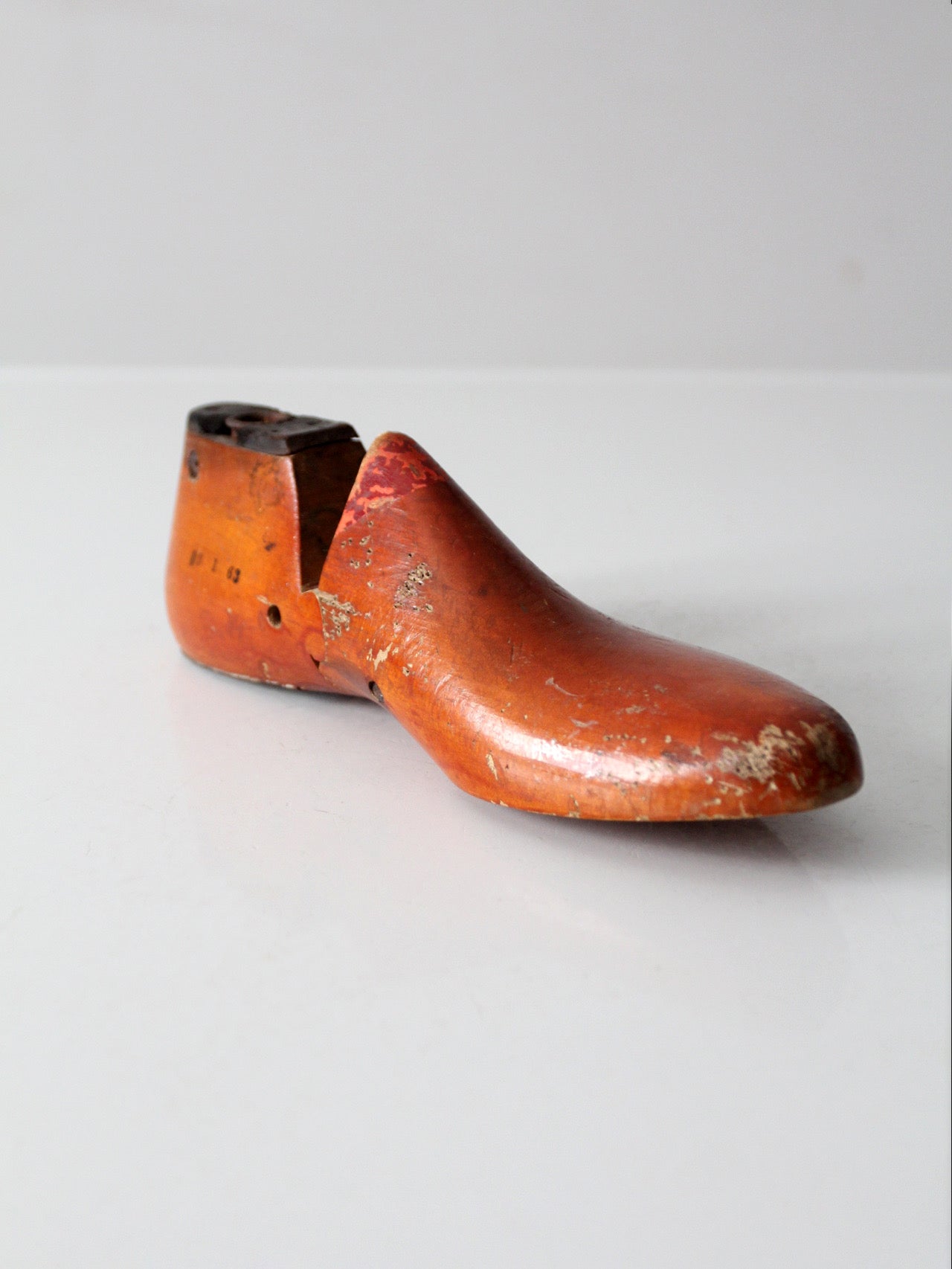 early 20th century wooden cobbler's last