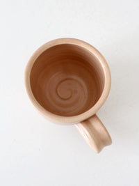 Black Oak studio pottery mug