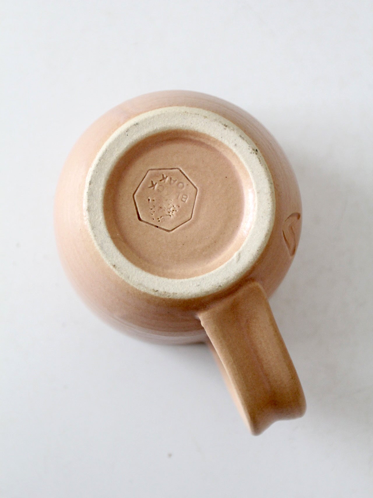 Black Oak studio pottery mug
