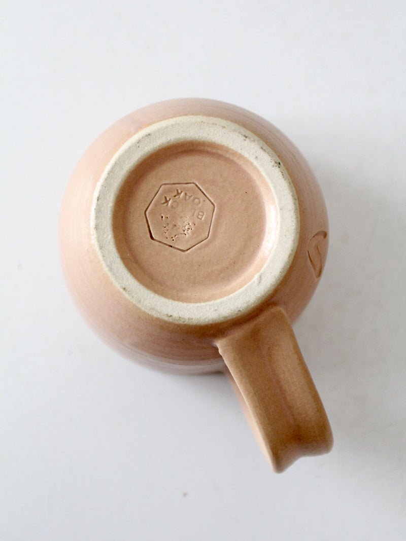 Black Oak studio pottery mug
