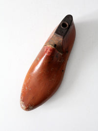 early 20th century wooden cobbler's last