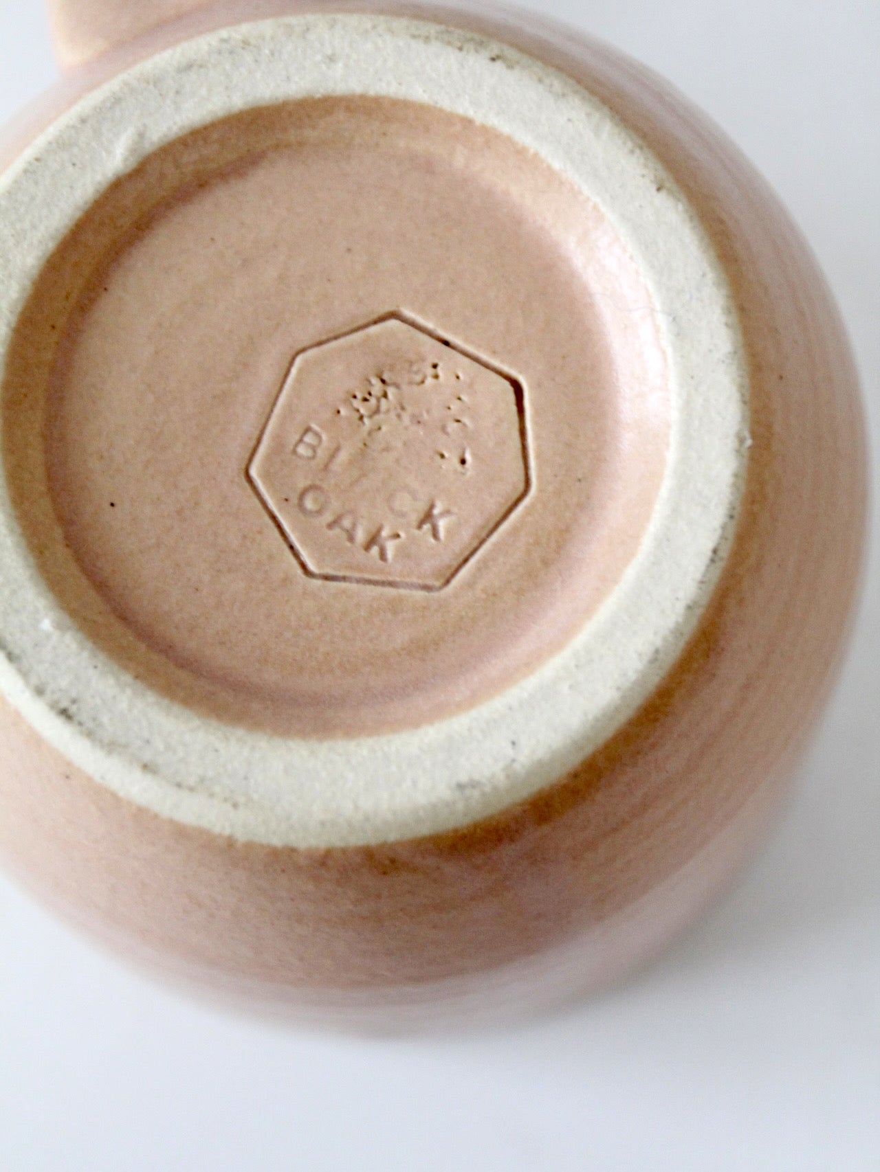 Black Oak studio pottery mug
