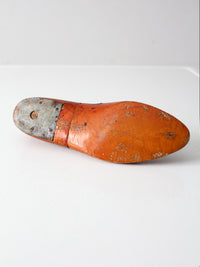 early 20th century wooden cobbler's last