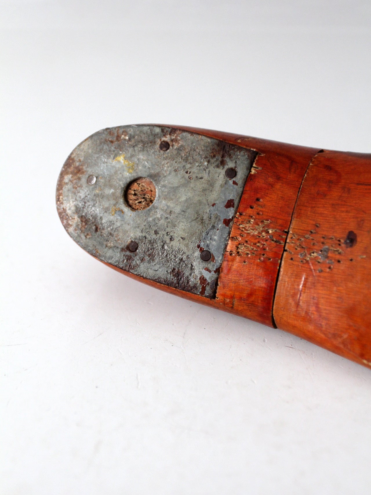 early 20th century wooden cobbler's last
