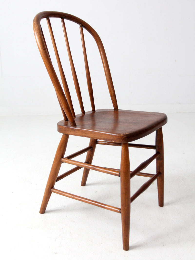 antique spindle back chair