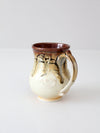 vintage studio pottery mug