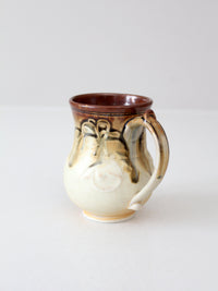 vintage studio pottery mug