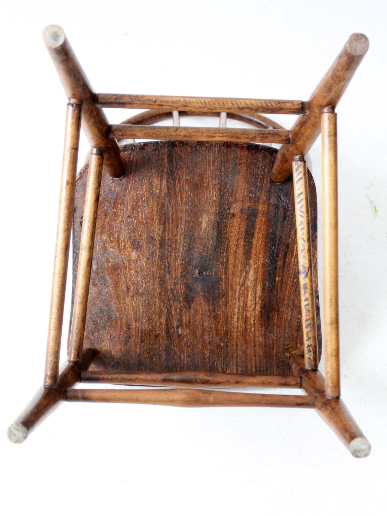 antique spindle back chair
