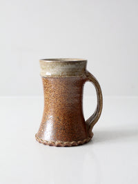 vintage studio pottery mug