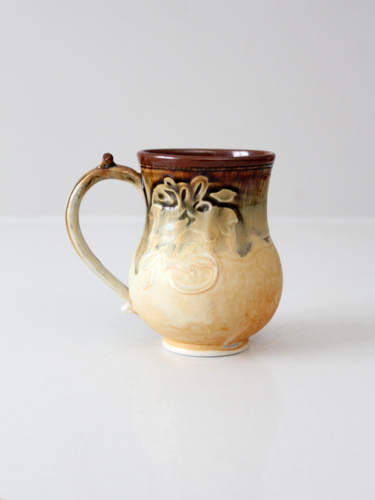 vintage studio pottery mug