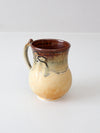 vintage studio pottery mug