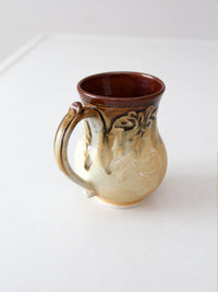 vintage studio pottery mug