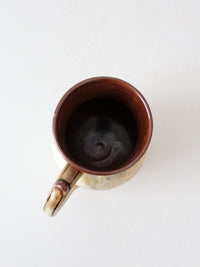 vintage studio pottery mug