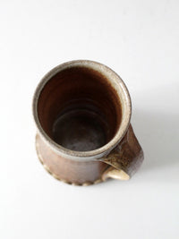 vintage studio pottery mug