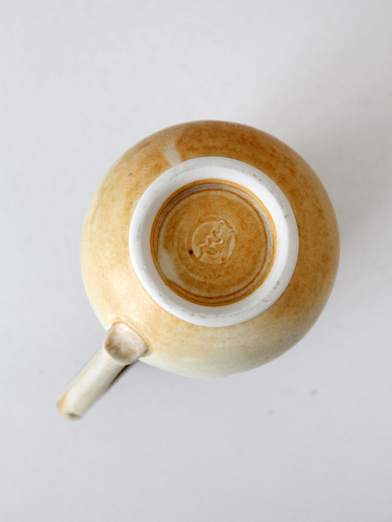 vintage studio pottery mug