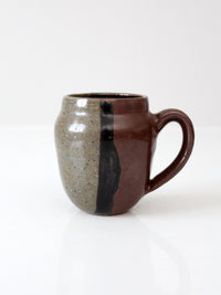 vintage studio pottery mug