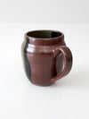vintage studio pottery mug