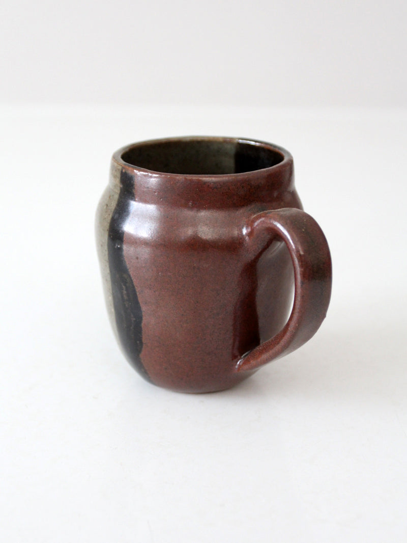 vintage studio pottery mug