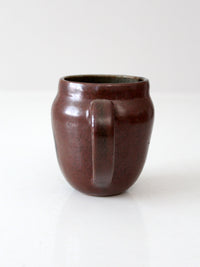 vintage studio pottery mug