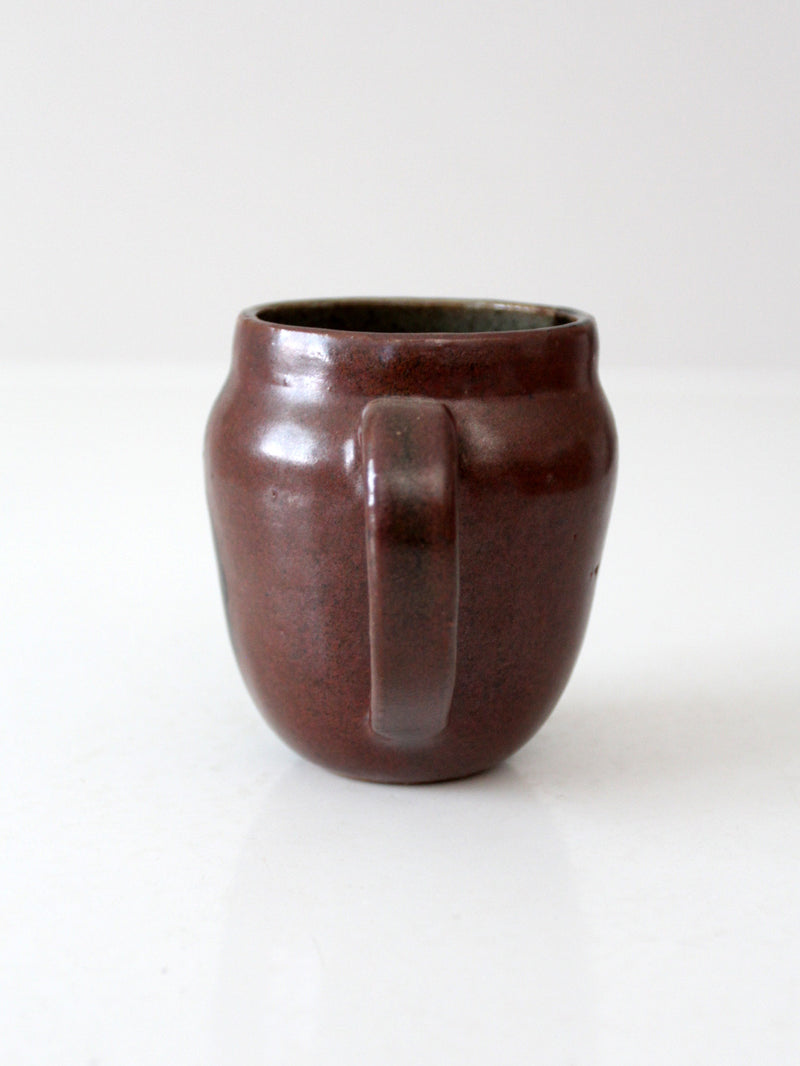 vintage studio pottery mug