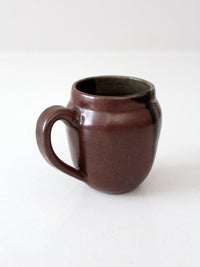 vintage studio pottery mug