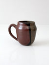 vintage studio pottery mug