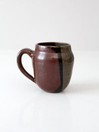 vintage studio pottery mug