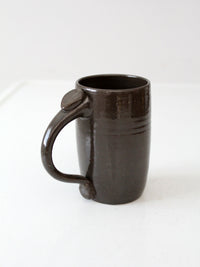 vintage studio pottery mug