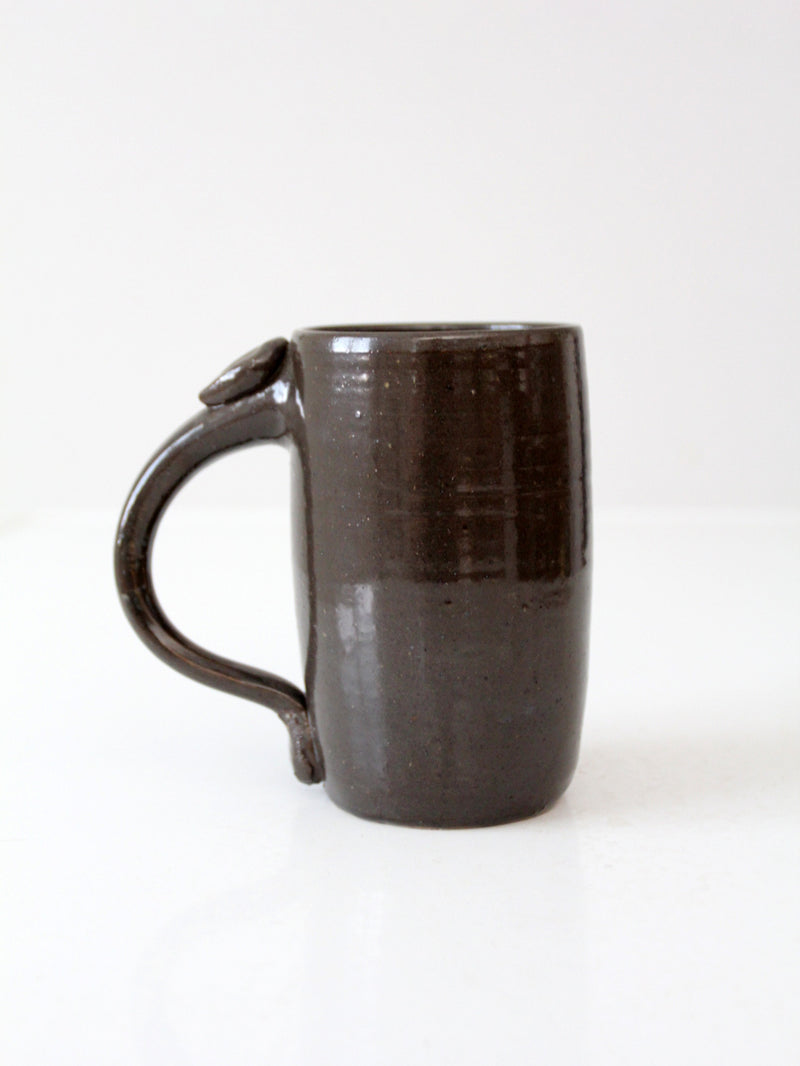 vintage studio pottery mug
