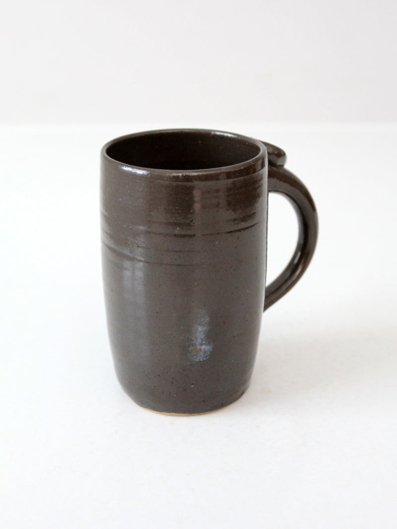 vintage studio pottery mug