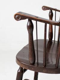 pair of antique Windsor billiard chairs