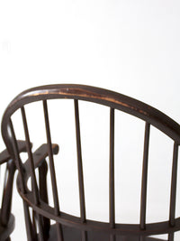 pair of antique Windsor billiard chairs