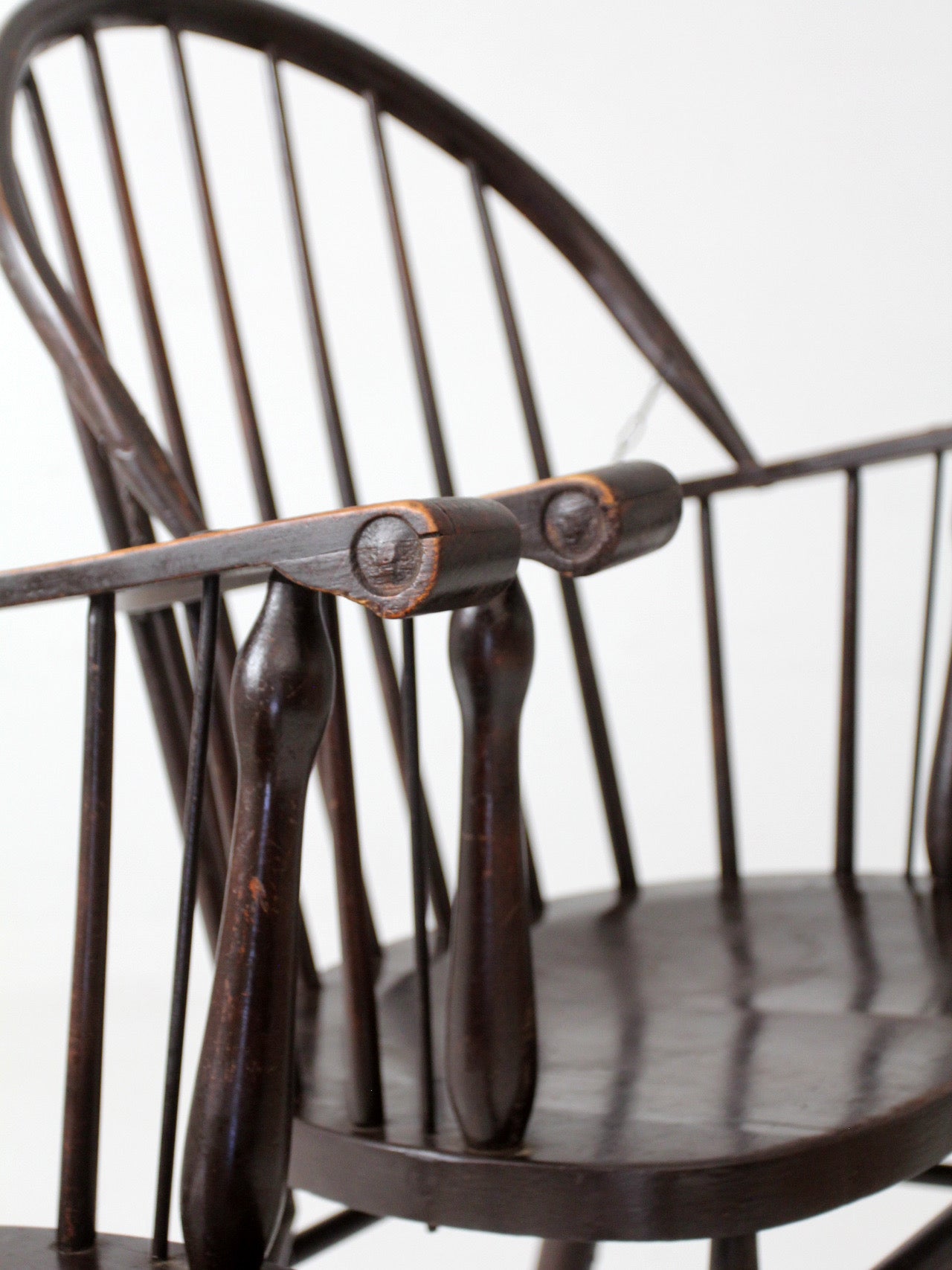 pair of antique Windsor billiard chairs