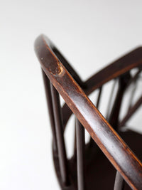 pair of antique Windsor billiard chairs