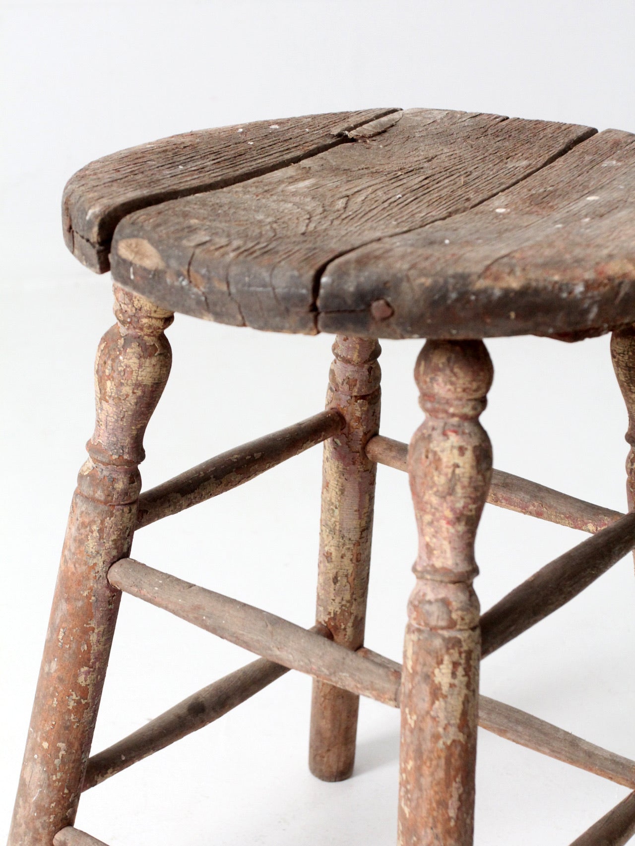 椅子 antique wood stool antique rustic wood stool – 86 Vintage